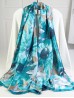 Premium Silk Feeling Spring Print Scarf